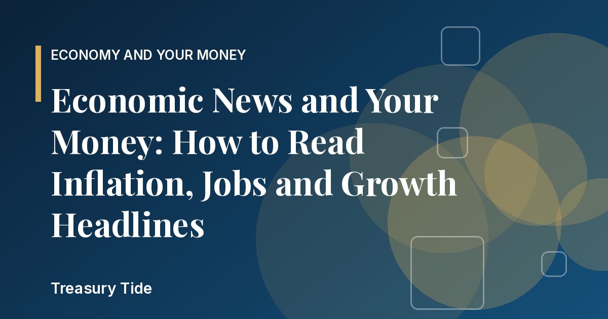 Treasury Tide graphic for the article "Economic News and Your Money: How to Read Inflation, Jobs and Growth Headlines"
